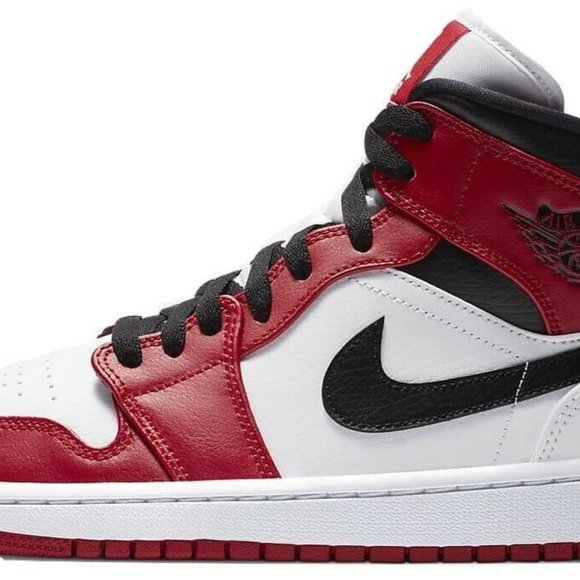 jordan mid white heel